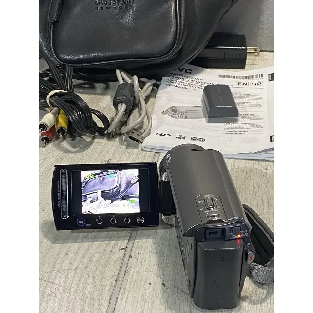 JVC Everio GZ-MG230U 30GB Hard Disk Camcorder W/ AC Adapter